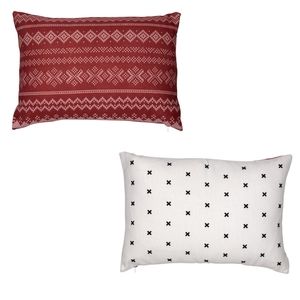 DECOCRATED Christmas 2021 Double Sided Lumbar Pillow